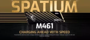 MSI SPATIUM M461 PCIe 4.0 NVMe M.2 1TB