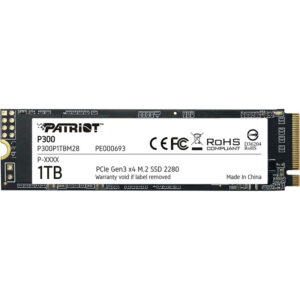 SSD 1TB PATRIOT P300 M.2 PCIE GEN3X4