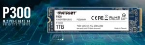 SSD 1TB PATRIOT P300 M.2 PCIE GEN3X4