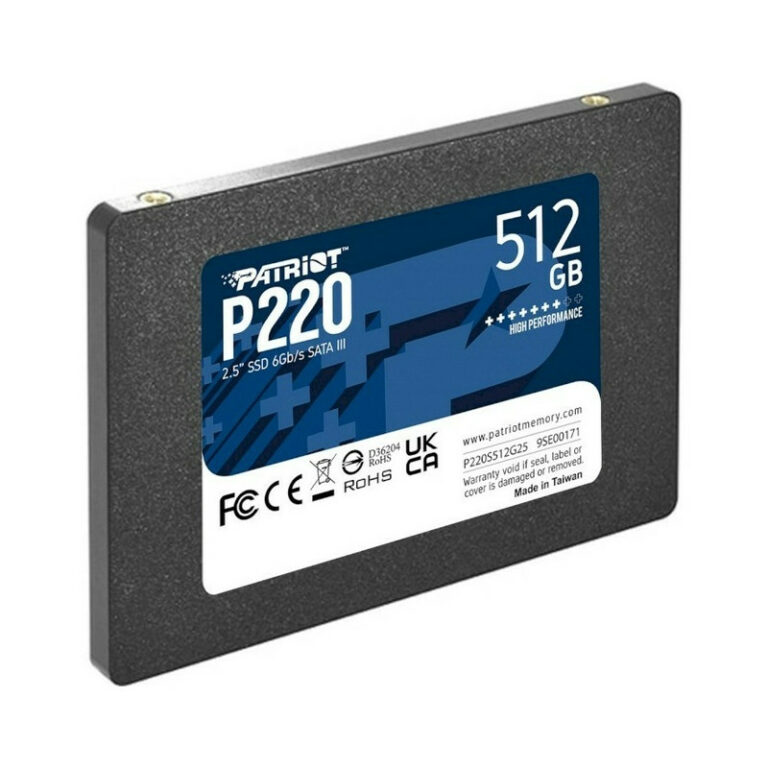 DISQUE DUR INTERNE SSD PATRIOT P220 2.5" 512 GO