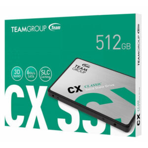 DISQUE SSD INTERNE TEAMGROUP CX2 512 GO 2.5" SATA III