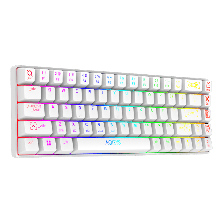 AQIRYS MIRA | 100% ANTI-GHOSTING | RGB | BLANC