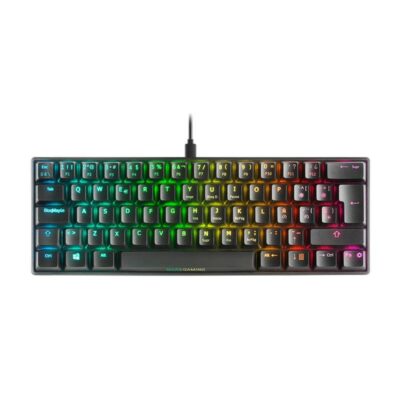 MARS GAMING MKMINI MECHANICAL 60% KEYBOARD BLUE SWITCH BLACK