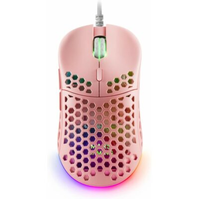 MARS GAMING MM55 MOUSE EXTREME-LIGHT RGB PINK