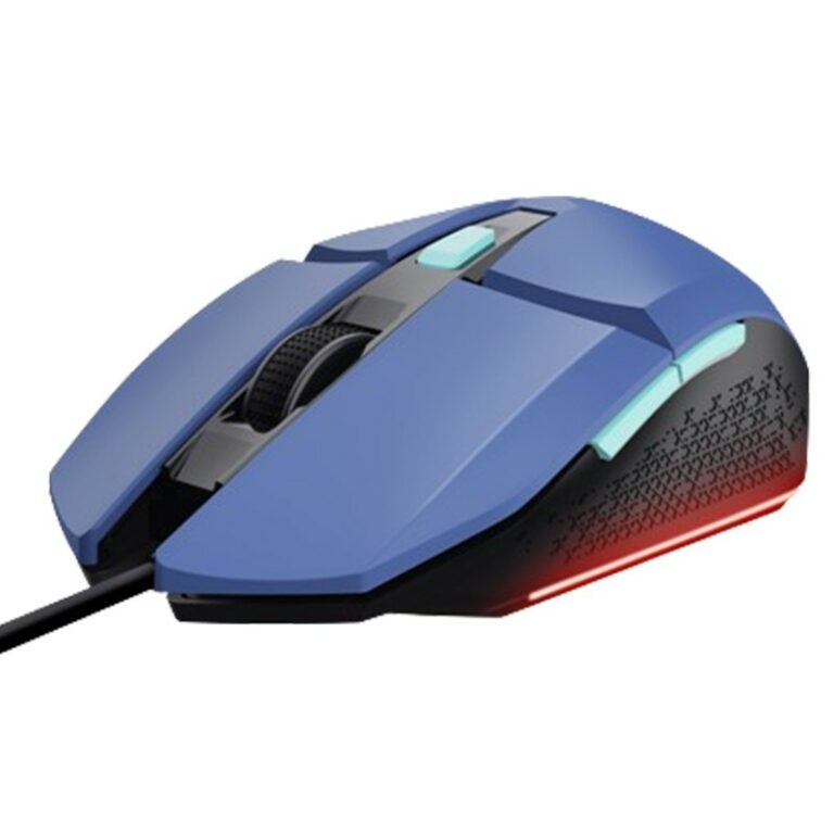 TRUST SOURIS GAMER GXT109B FELOX RÉTROÉCLAIRÉE - BLEU