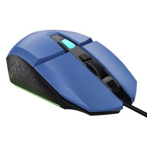 TRUST SOURIS GAMER GXT109B FELOX RÉTROÉCLAIRÉE - BLEU