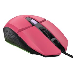 TRUST SOURIS GAMER GXT109P FELOX RÉTROÉCLAIRÉE - PINK