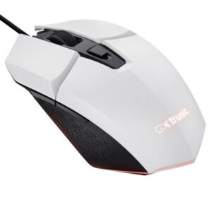 TRUST SOURIS GAMER GXT109W FELOX RÉTROÉCLAIRÉE - BLANC