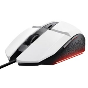 TRUST SOURIS GAMER GXT109W FELOX RÉTROÉCLAIRÉE - BLANC