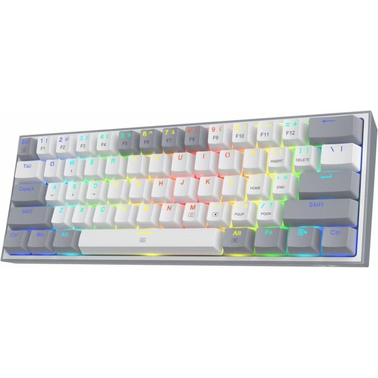 Redragon FIZZ K617 RGB White/Grey - Red Switch