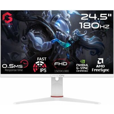 GAMEON 24.5" IPS 180 Hz ARTIC PRO SERIES GOA24FHD180IPS -WHITE