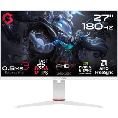 GAMEON 27" IPS 180 Hz ARTIC PRO SERIES GOA27FHD180IPS - WHITE