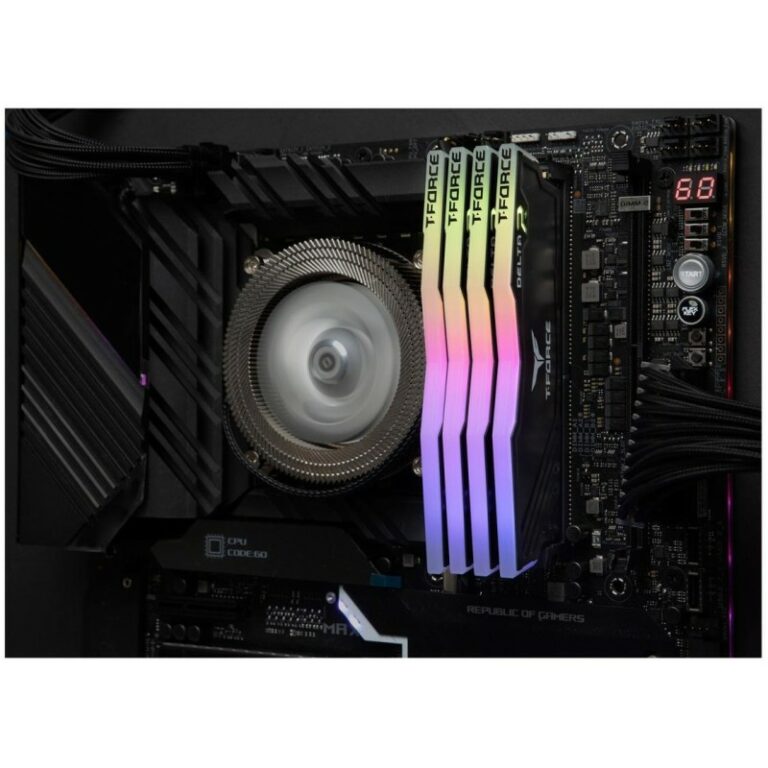 TeamGroup T-FORCE DELTA RGB BLACK UD-D4 32GO | 2x 16GO | 3200 MHz