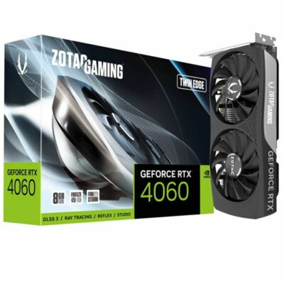 Carte Graphique Gamer ZOTAC GeForce RTX 4060 Twin Edge 8Go