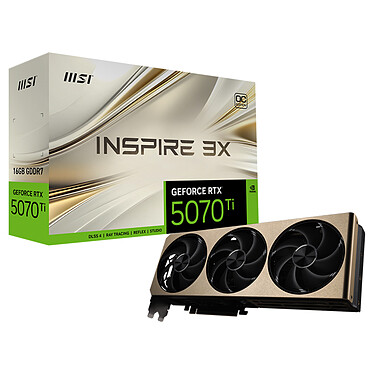 MSI GeForce RTX 5070 Ti 16G INSPIRE 3X OC PLUS